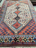 2.3x1.5m Tribal Persian Yalameh Rug - shoparug