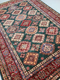 Afghan Super Kazak Rug 2.4x1.8m