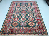 Afghan Super Kazak Rug 2.4x1.8m