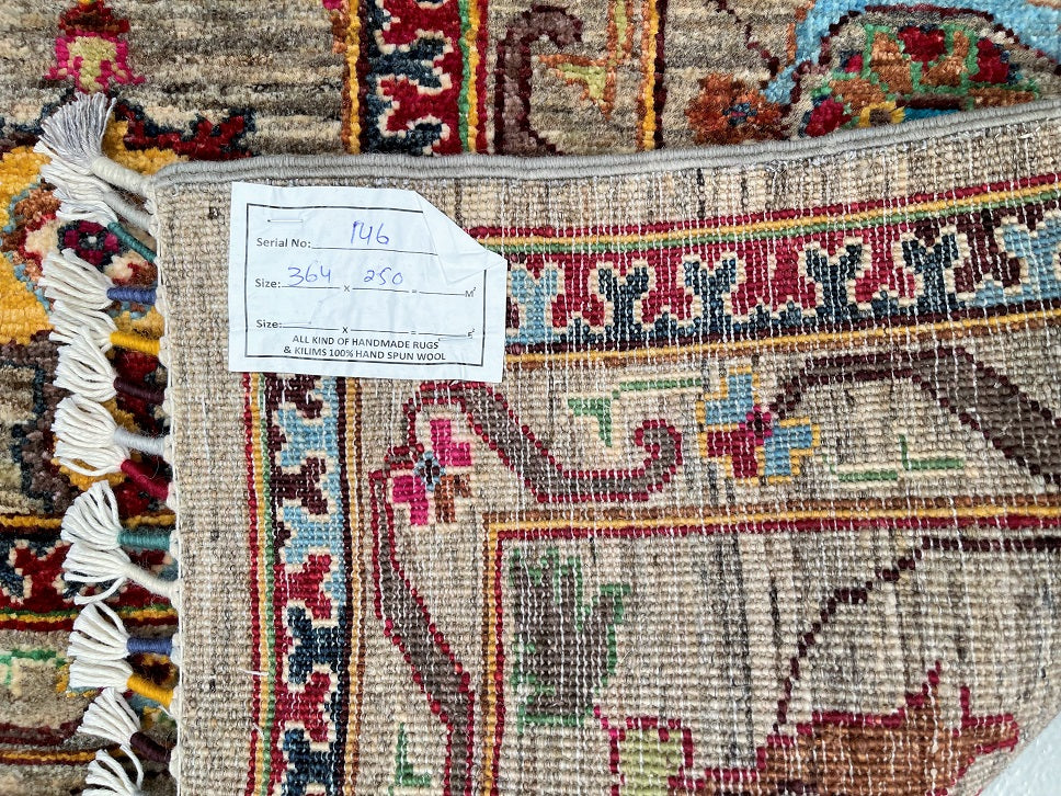 3.6x2.5m Afghan Sultani Chobi Rug