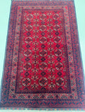 Vintage Afghan Bashiri Rug 1.9x1.2m