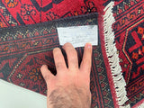 1.5x1m Tribal Afghan Kunduz Rug
