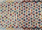 2.1m Afghan Kyber Kilim Hall Runner