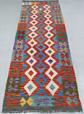 2.6m Afghan Kyber Kilim Hall Runner