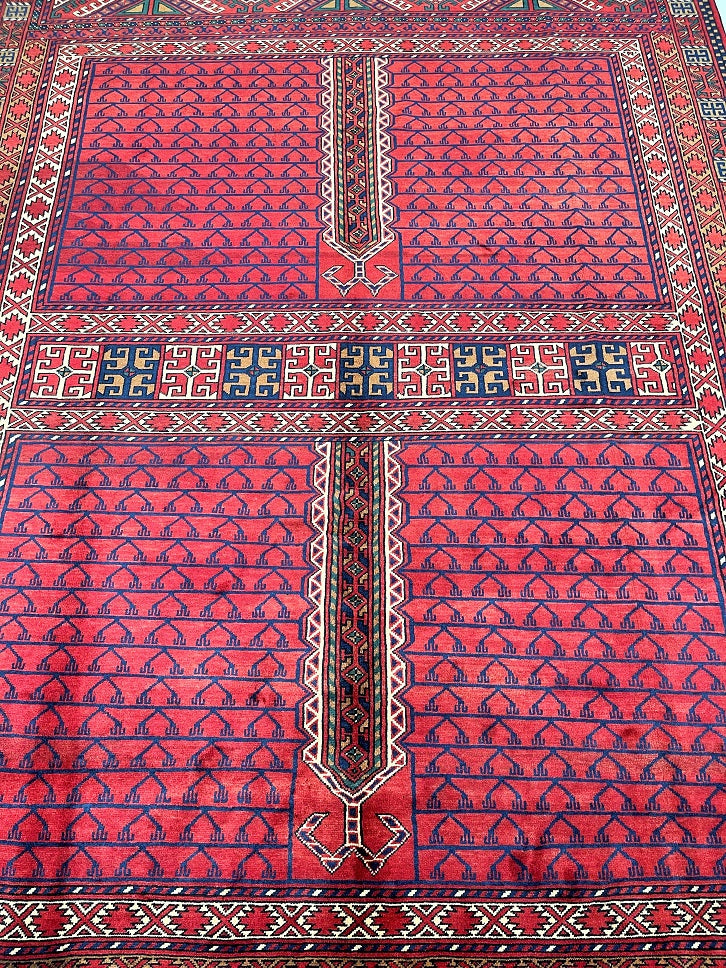 Hatchlu Rug Large room size lambs wool handmade Afghan Hatchlu rug 3.6x2.55m at ...