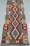 1.9m Afghan Waziri Kilim Hall Runner