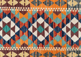 2m Afghan Aryana Kilim Hall Runner