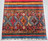 2.6m Shawl Afghan Super Kazak Hall Runner