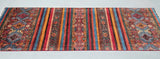 2.6m Shawl Afghan Super Kazak Hall Runner