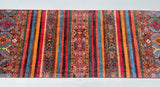 2.6m Shawl Afghan Super Kazak Hall Runner