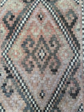 Vintage Afghan Meymaneh Kilim Rug 1x0.8m