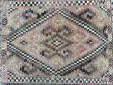 Vintage Afghan Meymaneh Kilim Rug 1x0.8m