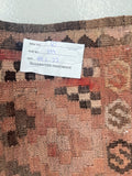 Vintage Afghan Meymaneh Kilim Rug 1x0.8m