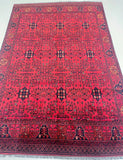 Vintage Afghan Kunduz Rug 2.9x2m