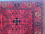 Vintage Afghan Kunduz Rug 2.9x2m