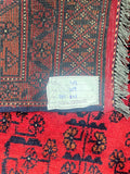 Vintage Afghan Kunduz Rug 2.9x2m