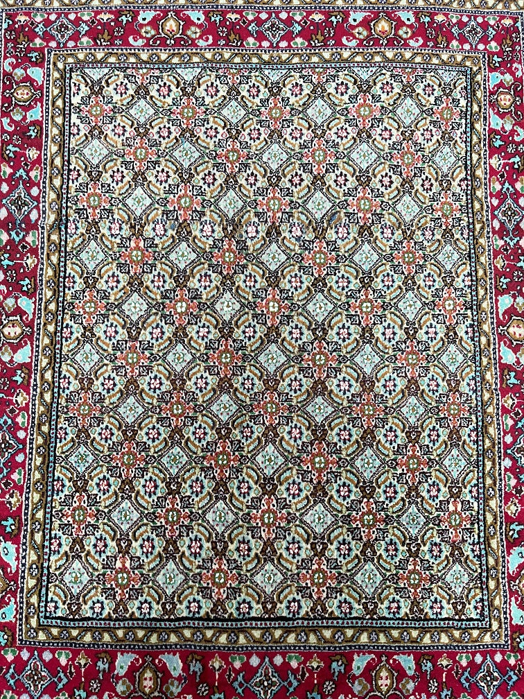 1.25x1m Herati Persian Birjand Rug