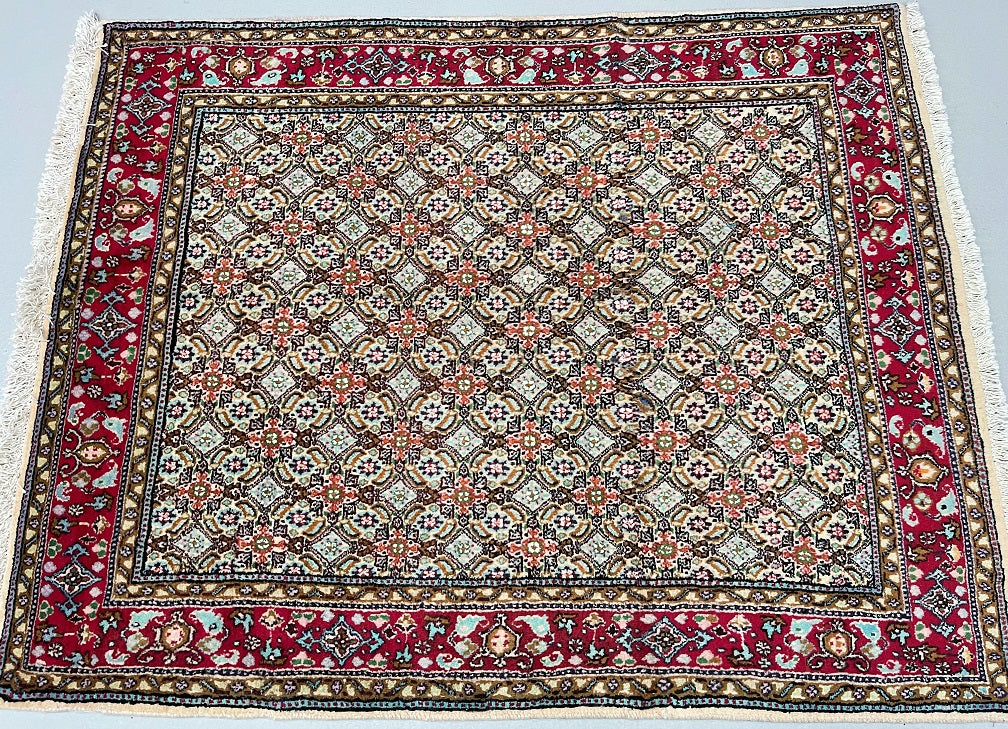 1.25x1m Herati Persian Birjand Rug