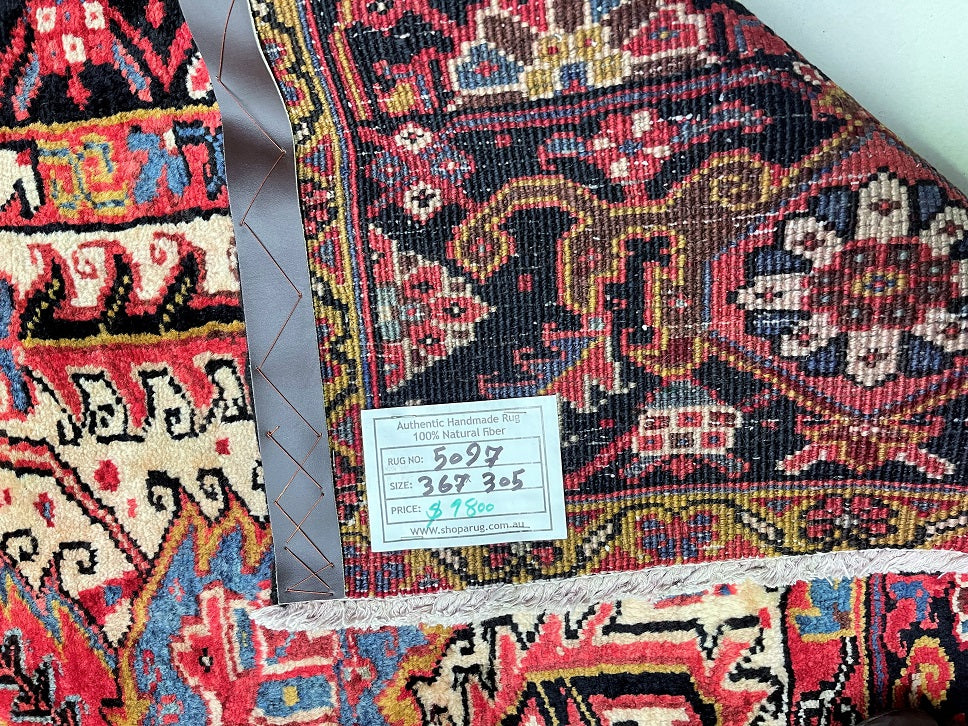 3.7x3m Persian Heriz Rug