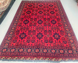 Vintage Afghan Kunduz Rug 2.9x2m