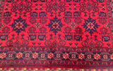 Vintage Afghan Kunduz Rug 2.9x2m