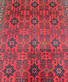 Vintage Afghan Kunduz Rug 2.9x2m