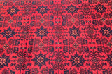Vintage Afghan Kunduz Rug 2.9x2m