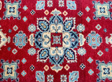 1.5x0.9 Tribal Afghan Kazak Rug