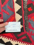 96x88cm Afghan Meymaneh Kilim Rug