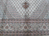 Fish Design Persian Tabriz Rug 3.5x2.5m