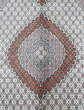 Fish Design Persian Tabriz Rug 3.5x2.5m