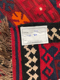 4.4x2.7m Vintage Afghan Meymaneh Kilim Rug