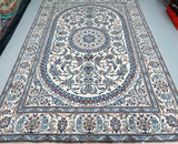 Vintage Persian Nain Rug 3.35x2.4m