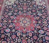 Massive Room Size Authentic Handmade Persian Mashad Rug 4x3m