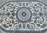 Vintage Persian Nain Rug 3.35x2.4m