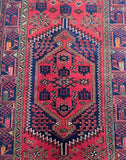 Tribal Persian Zanjan Rug 2x1.3m