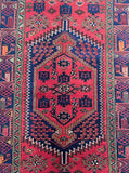 Tribal Persian Zanjan Rug 2x1.3m