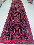 5m Vintage Persian Nahavand Hall Runner