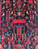 5m Vintage Persian Nahavand Hall Runner