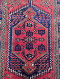 Tribal Persian Zanjan Rug 2x1.3m