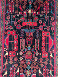 5m Vintage Persian Nahavand Hall Runner