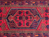 Tribal Persian Zanjan Rug 2x1.3m