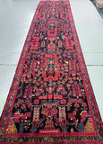 5m Vintage Persian Nahavand Hall Runner