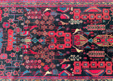 5m Vintage Persian Nahavand Hall Runner