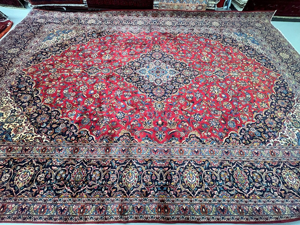 5x3.3m Kashan Persian Rug Signed | shoparug