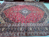 5x3.3m Kashan Persian Rug Signed