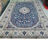 Vintage Persian Nain Rug 4x3m