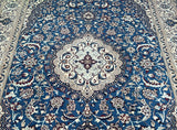 Vintage Persian Nain Rug 4x3m