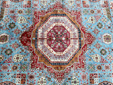 2.5x1.7m Mamluk Afghan Super Kazak Rug