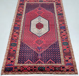 Tribal Persian Khamseh Rug 2x1.3m